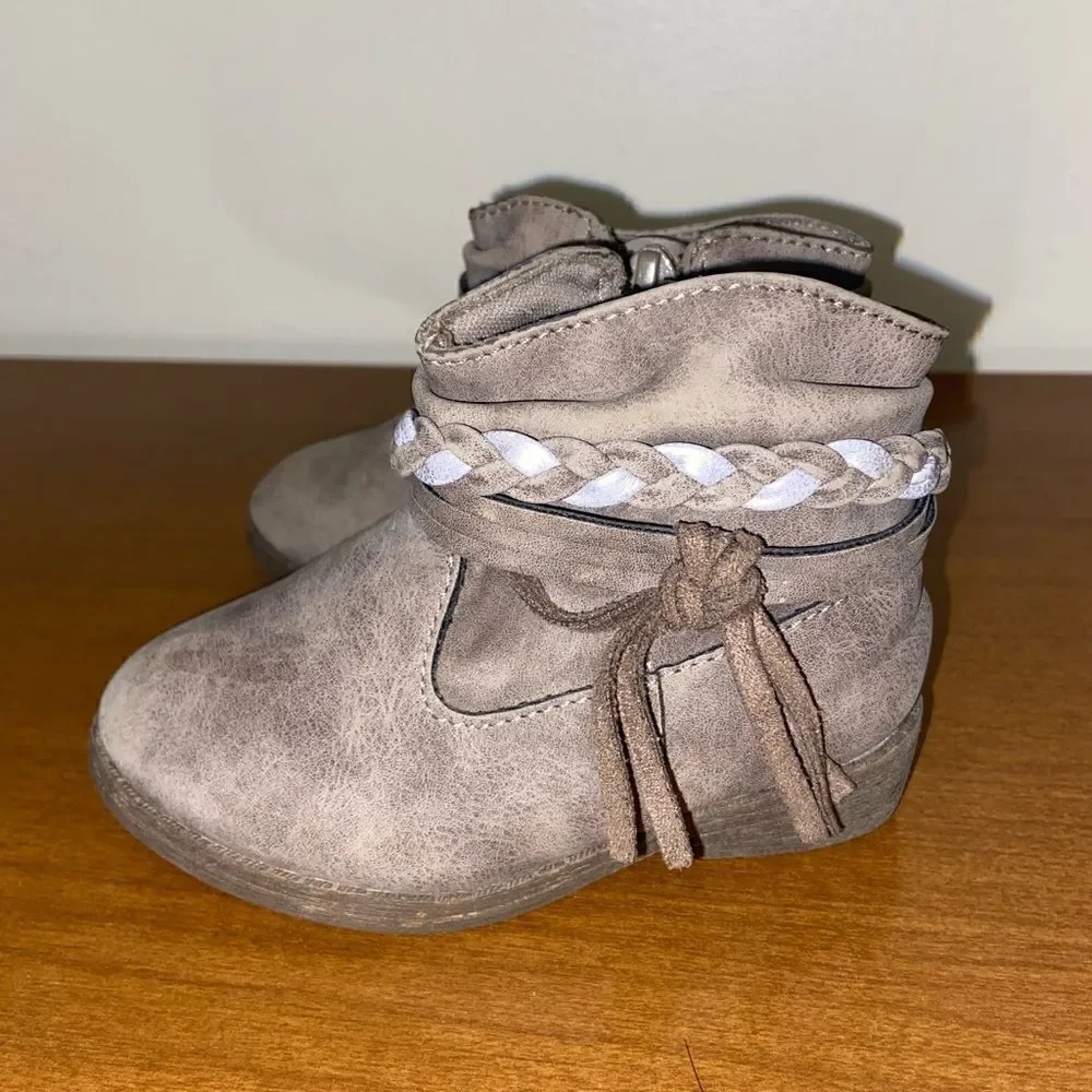 Suede booties